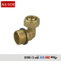 Brass Pex Pipe Elbow Fitting